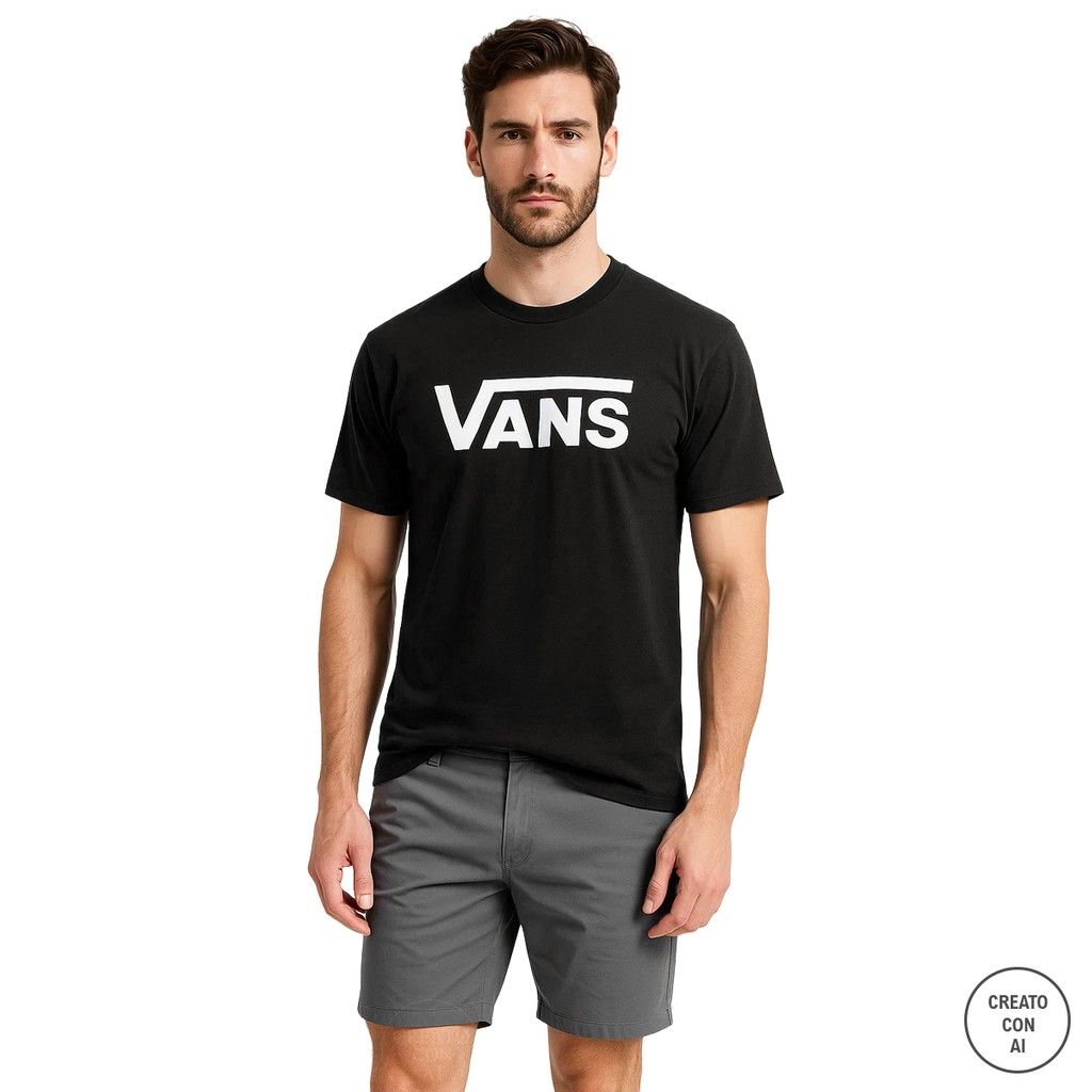 Vans - T-shirt Nero Uomo X073_VN000GGGY281-_Y281 -1 | BDroppy