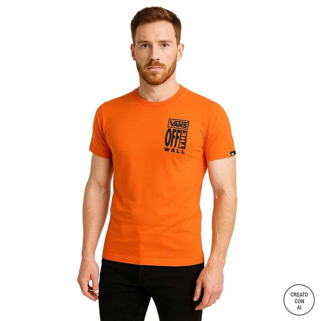 Vans - T-shirts Orange Men X073_VN0008TUFLM1-_VNFLM -1 | BDroppy