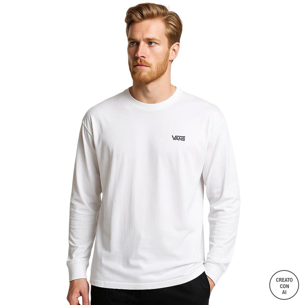 Vans - T-shirt Bianco Uomo X073_VN0A49LCYB21-_VNYB2 -1 | BDroppy