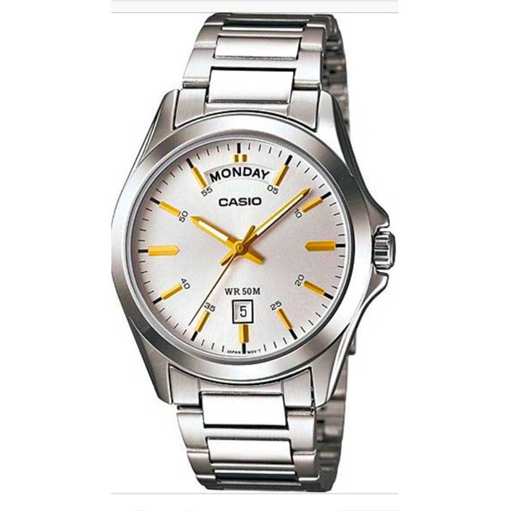 Casio - Orologi Grigio Uomo X093_MTP-1370D-7A2 -1 | BDroppy