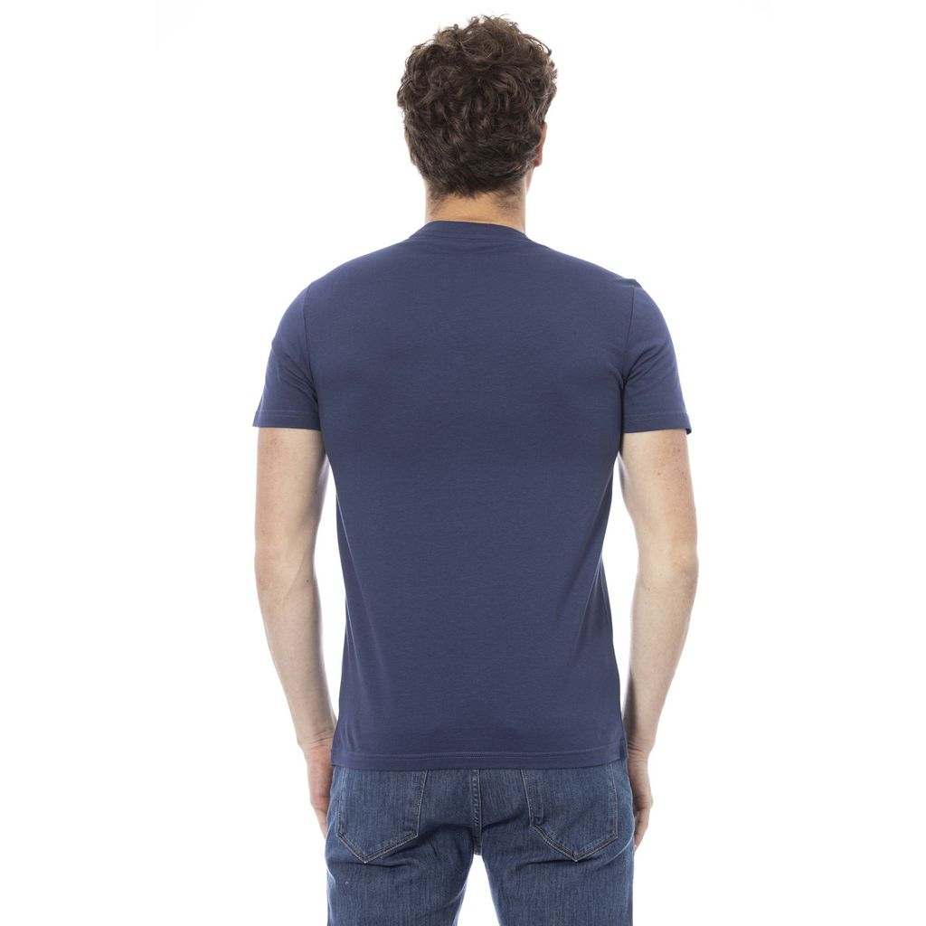 Baldinini Trend - T-shirt Blu Uomo TSU540_COMO_Baltico -3 | BDroppy