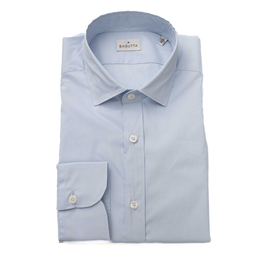 Bagutta - Camicie Blu Uomo 11596BERLINO_200-B002Celeste -1 | BDroppy