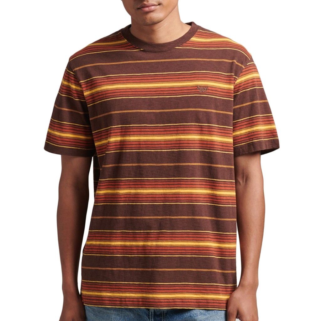 Superdry - T-shirt Marrone Uomo X073_M1011541A-_9FW -1 | BDroppy