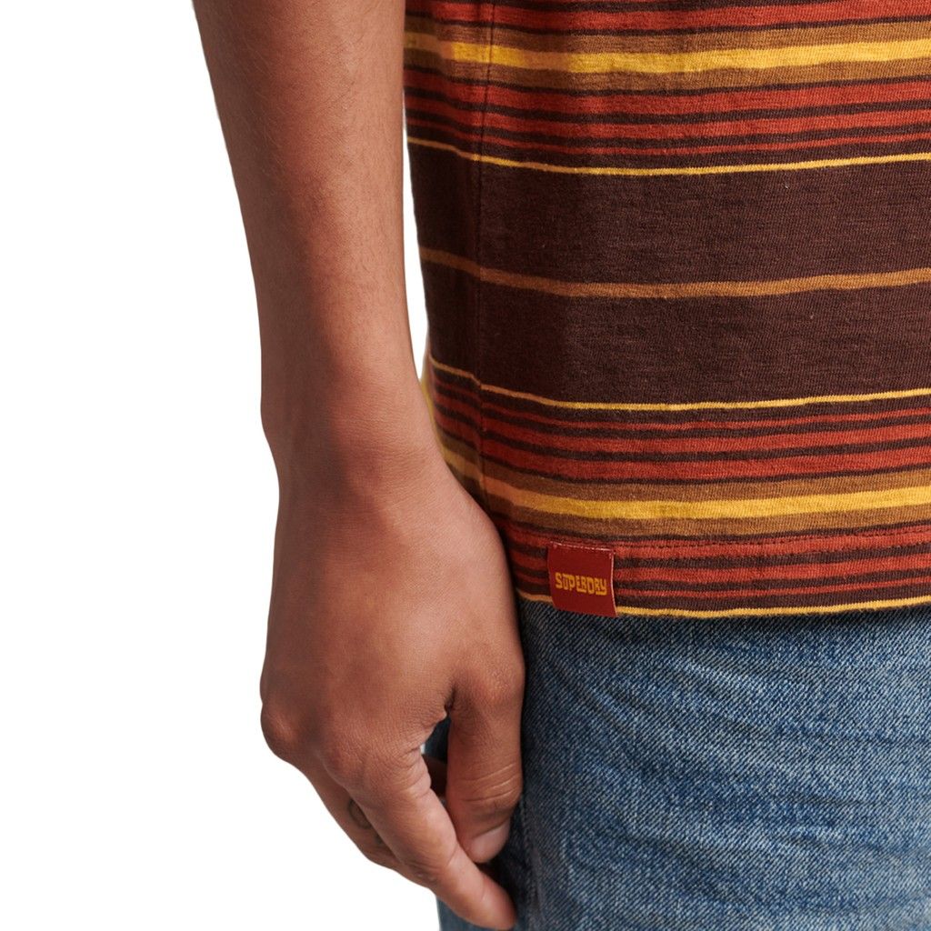 Superdry - T-shirt Marrone Uomo X073_M1011541A-_9FW -2 | BDroppy