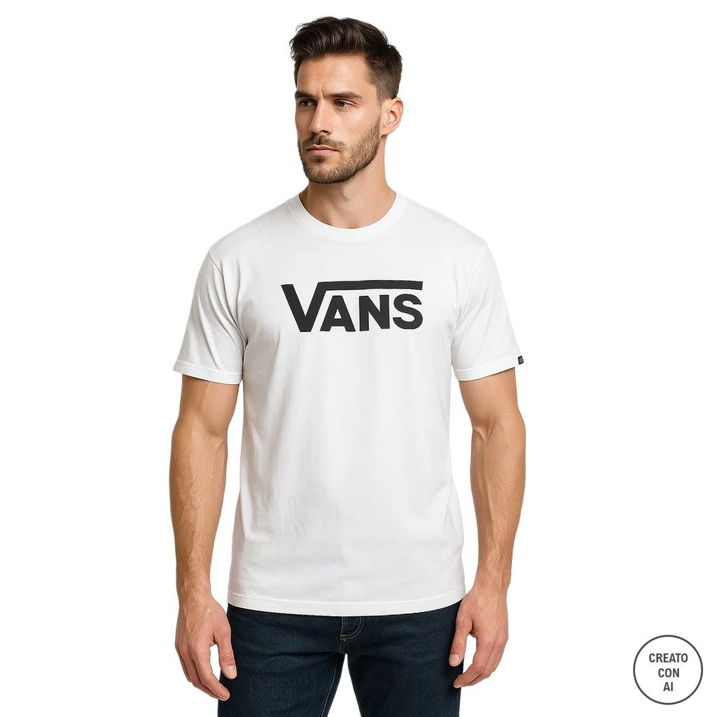 Vans - T-shirts White Men X073_VN000GGGYB21-_YB21 -1 | BDroppy